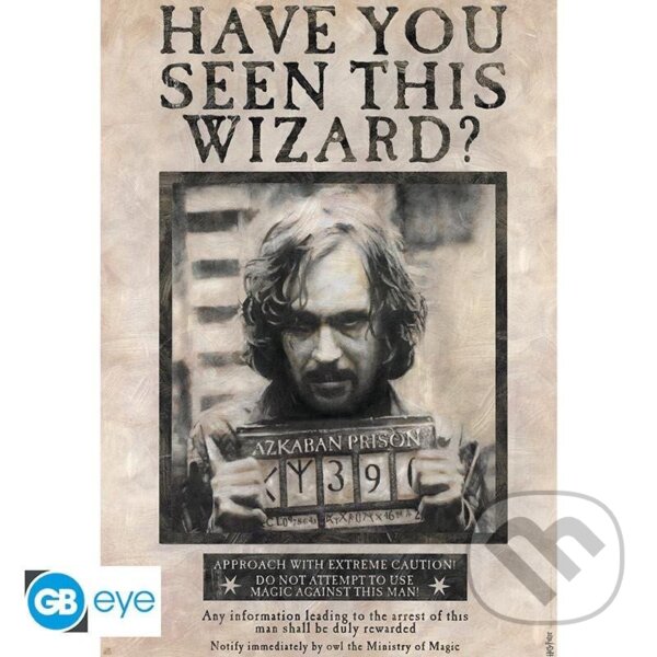 Harry Potter Plagát Maxi: Wanted Sirius Black