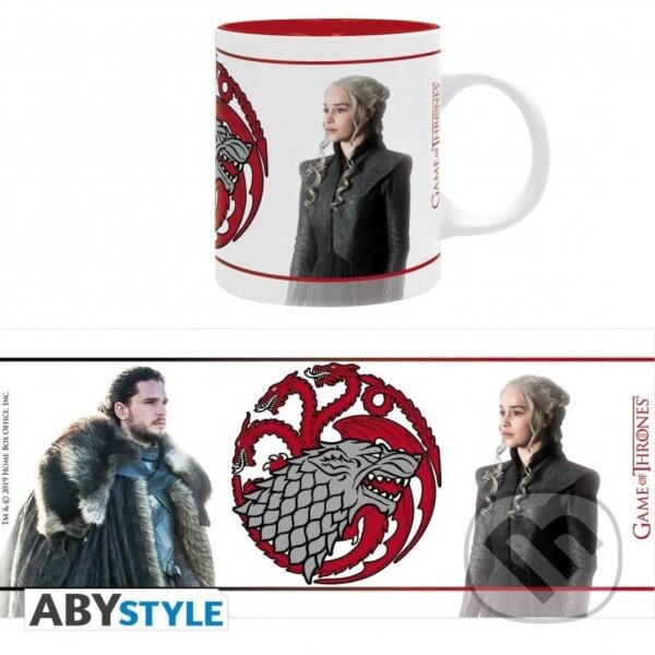 Levně Game of Thrones Hrnček: Jon & Daenerys