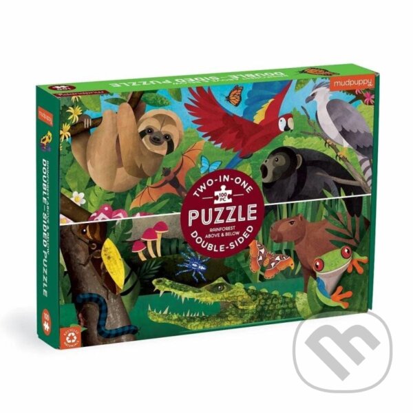 Levně Deštný prales nad a na zemi (Oboustranné puzzle) - puzzle z kategorie Ostatné