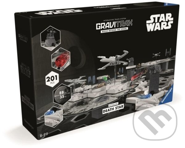 Spoločenská hra: GraviTrax Startovní sada Star Wars: Hvězda smrti (Ravensburger). Ravensburger