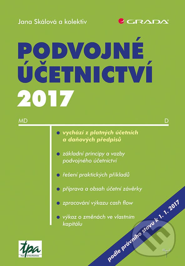 Podvojné účetnictví 2017 - Jana Skálová  a kolektiv, Grada, 2017