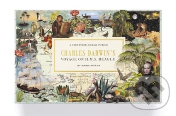 Levně Charles Darwins Voyage on H.M.S. Beagle (A 1000-Piece Jigsaw Puzzle) - kniha z kategorie 500 – 1000 dielikov