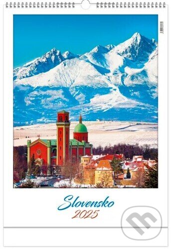 Slovensko 2025 - nástenný kalendár (Press Group). Press Group, 2024