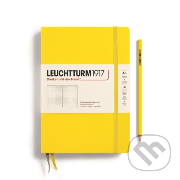 Levně Leuchtturm1917 Zápisník Lemon Medium A5 tečkovaný