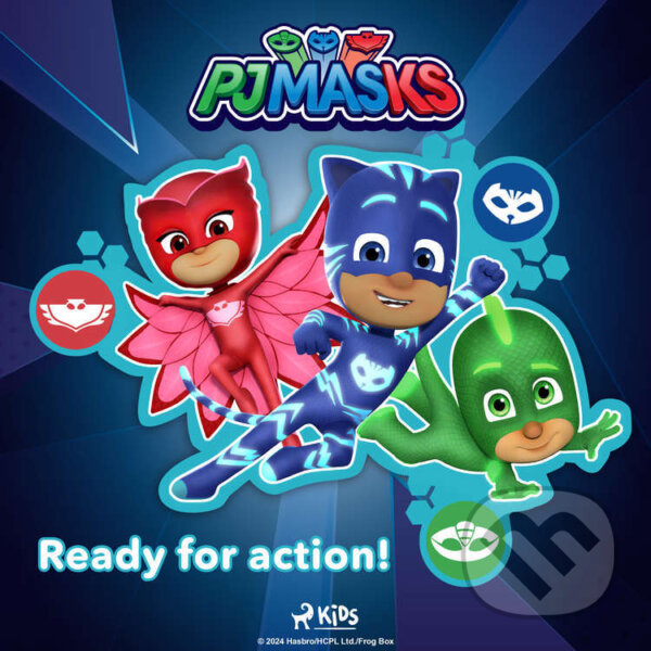 Audiokniha: PJ Masks - Ready for Action! (EN) (eOne). Saga Egmont, 2024