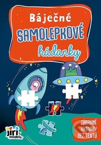Kniha: Báječné samolepkové hádanky (Jiří Models). Jiří Models, 2024