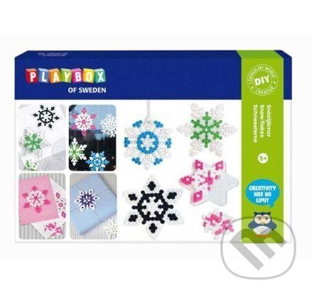 Spoločenská hra: Playbox Zažehlovací korálky - Vločky (Playbox). Playbox