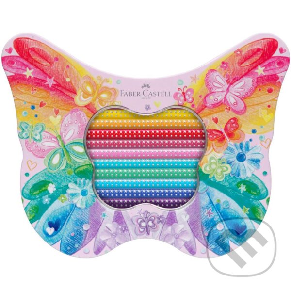 Levně Pastelky Sparkle, darčekový set motýľ (20 ks)