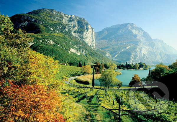 Jazero Toblino, Trentino, Taliansko, Trefl