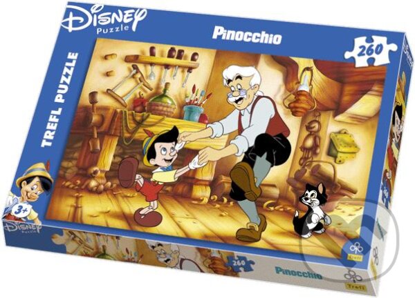 Puzzle: Veselý Pinocchio (Trefl). Trefl