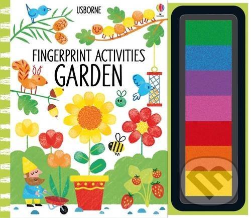 Levně Fingerprint Activities: Garden - Fiona Watt - kniha z kategorie Omaľovávanky, vystrihovanie, papier