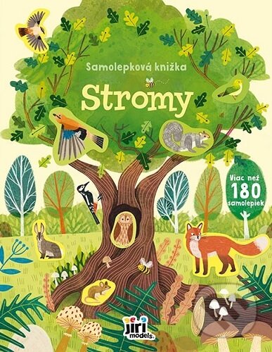 Levně Stromy - Samolepková knižka (viac než 180 samolepiek) - kniha z kategorie Samolepky