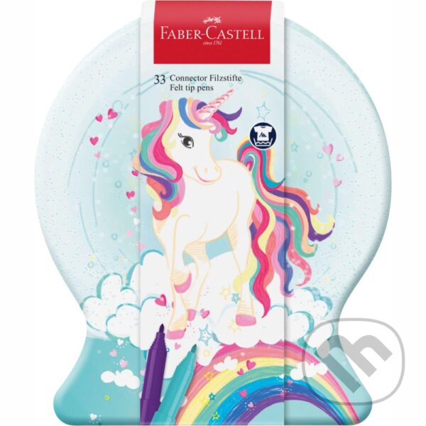 Levně Unicorn Popisovače s klipom 33 ks