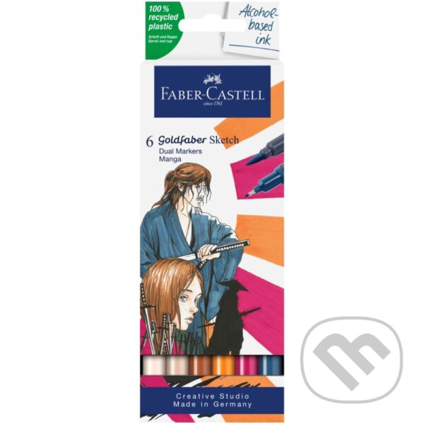 Levně Popisovače Gofa Sketch Dual set 6 Manga