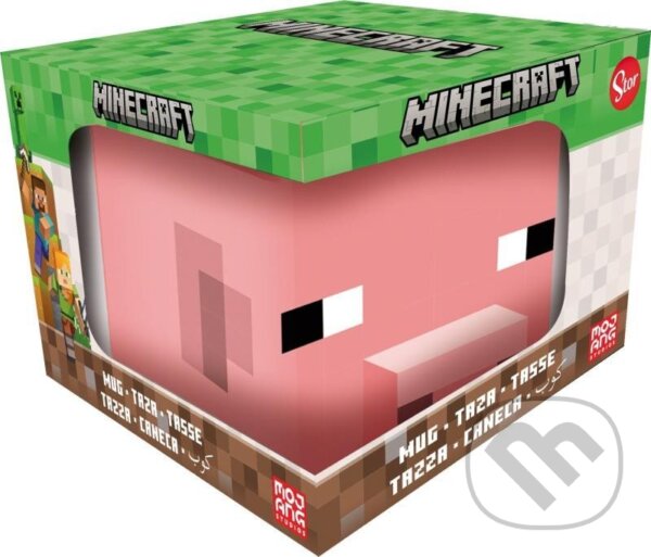 Levně Minecraft 3D hrnček prasiatko