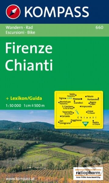 Firenze,Chianti 660 / 1:50T NKOM (Kompass). Kompass, 2013