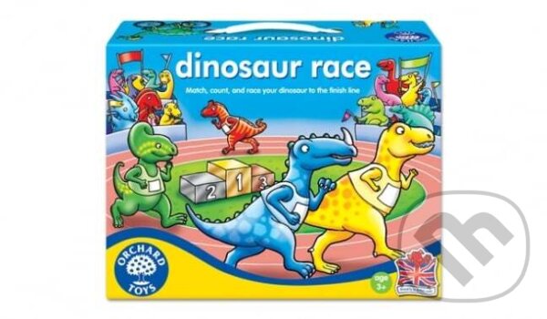 Spoločenská hra: Dinosaur Race Game (Preteky dinosaurov) (Orchard Toys). Orchard Toys, 2024