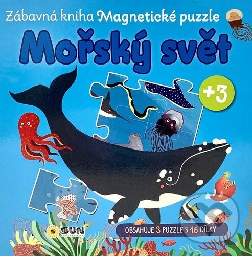 Levně Mořský svět - Zábavná kniha (Magnetické puzzle) - kniha z kategorie Naučné knihy