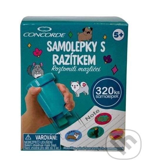 Levně Samolepky s razítkem CONCORDE - Roztomilí mazlíčci