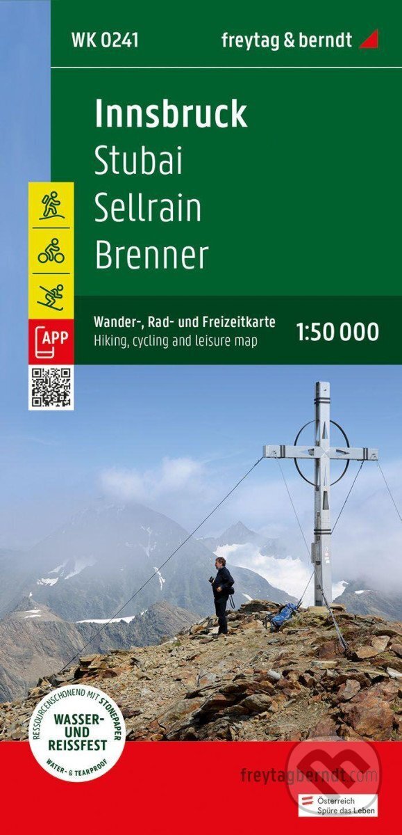 Levně Innsbruck 1:50 000 / turistická a cykloturistická mapa