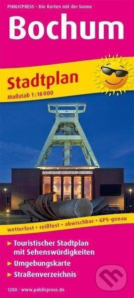 Bochum 1:180 000 / plán města (freytag&berndt). freytag&berndt, 2018