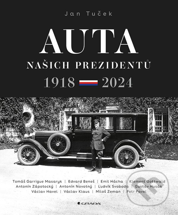 Auta našich prezidentů 1918-2024 koupíte na Martinus.cz