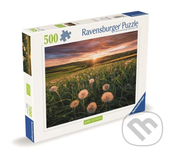 Levně Pampelišky v západu slunce - puzzle z kategorie Prírodné scenérie