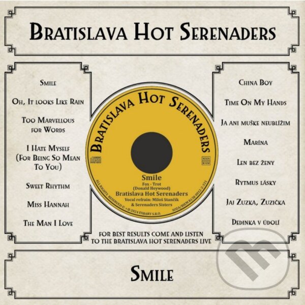 Levně Bratislava Hot Serenaders: Smile LP - Bratislava Hot Serenaders