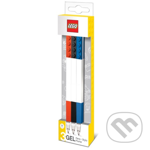Levně LEGO Gelové perá Mix farieb (3 Kusy)