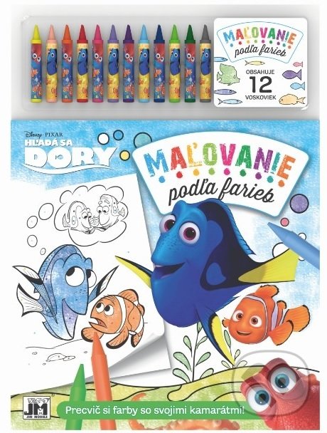 Levně Hľadá sa Dory (Precvič si farby so svojimi kamarátmi!) - kniha z kategorie Pre deti a mládež