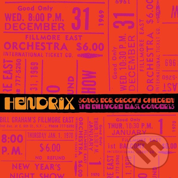 Levně Jimi Hendrix: Songs For Groovy Children: The Fillmore East Concerts LP