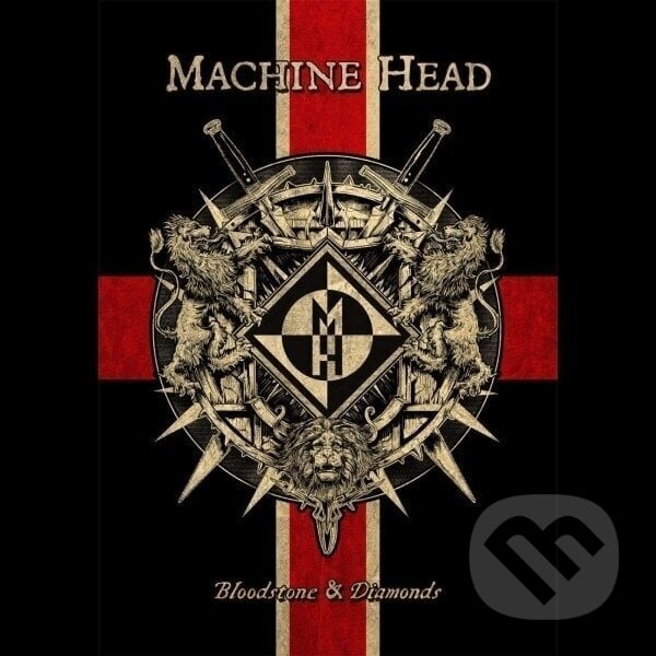 Hudobné CD: Machine Head: Bloodstone & Diamonds (Clear Black Red Gold Splatter) (Hudobné albumy). Hudobné albumy, 2024