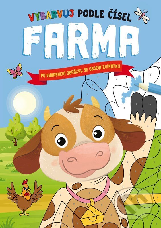 Kniha: Farma. Vybarvuj podle čísel. (Hannah Campling)