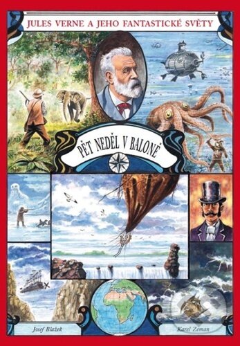 Levně Pět neděl v baloně - Josef Blažek, Karel Zeman (ilustrátor) - kniha z kategorie Komiksy