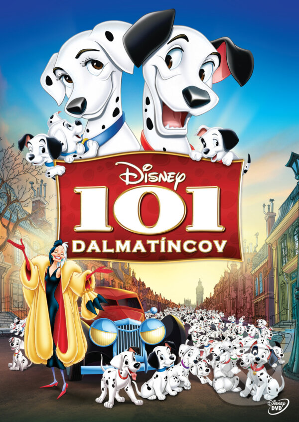 Film: 101 Dalmatíncov DE (SK) (Clyde Geronimi, Hamilton Luske, Stephen Herek a Wolfgang Reitherman) (DVD). Magicbox, 2024