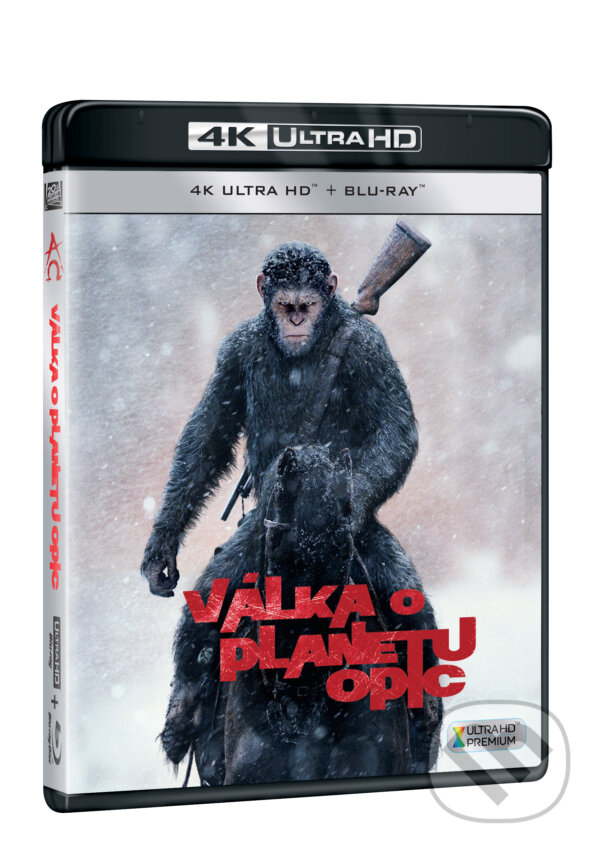 Levně Válka o planetu opic Ultra HD Blu-ray (UHD a BD) - Matt Reeves - film z kategorie Drámy