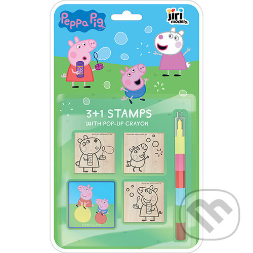 Razítka 3+1 s voskovkou Prasátko Peppa