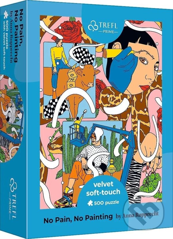 Levně Velvet Soft Touch: Žádná bolest, žádné malby - puzzle z kategorie Ostatné