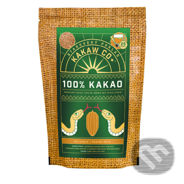 Kávy a čaje: 100% Kakao - Kolumbia Meta (Kakaw Co+). Kakaw Co+, 2024