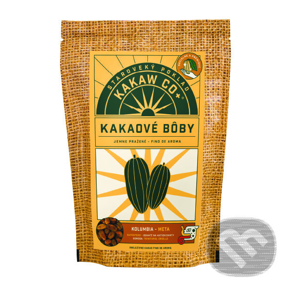 Levně Jemne pražené kakaové bôby - Kolumbia Meta (180 g)
