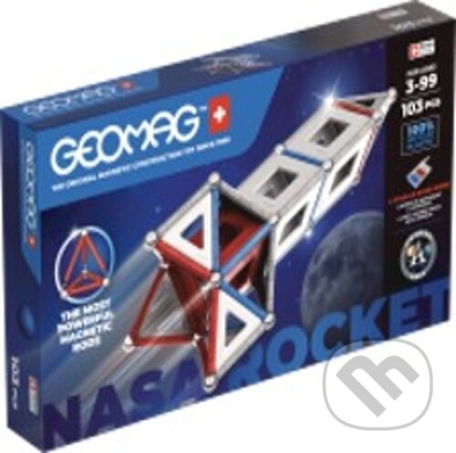 Levně Geomag Nasa Rocket 103 dílků - hra z kategorie Vzdelávacie hry