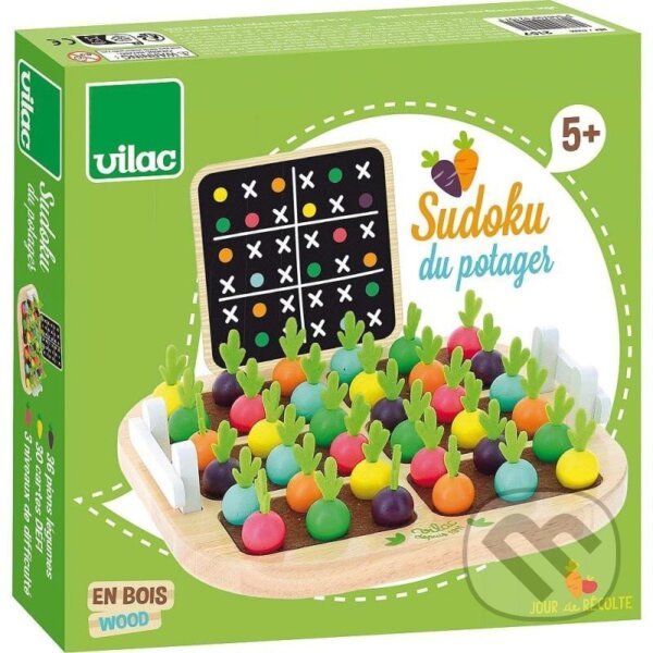 Levně Vilac Zeleninové sudoku - hra z kategorie Karty, hlavolamy