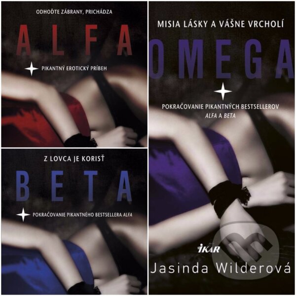 E-kniha: Alfa + Beta + Omega (Jasinda Wilder). Ikar
