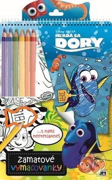 Levně Zamatové vymaľovanky: Hľadá sa Dory - kniha z kategorie Omaľovávanky