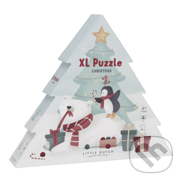 Puzzle: Puzzle vianočné XL (Little Dutch)