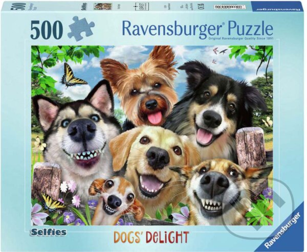 Levně Psí selfie - puzzle z kategorie Zvieratá