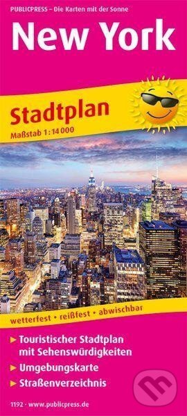 New York 1:14 000 / plán města (freytag&berndt). freytag&berndt, 2018