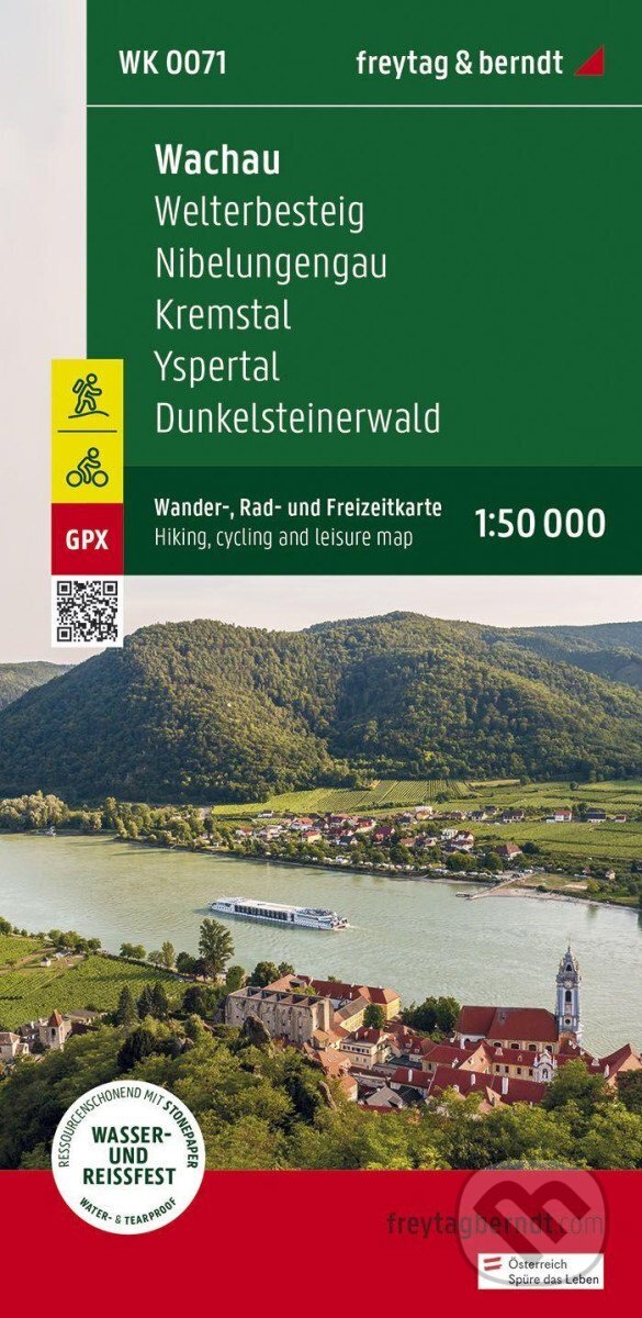 Levně Wachau 1:50 000 / turistická a cykloturistická mapa