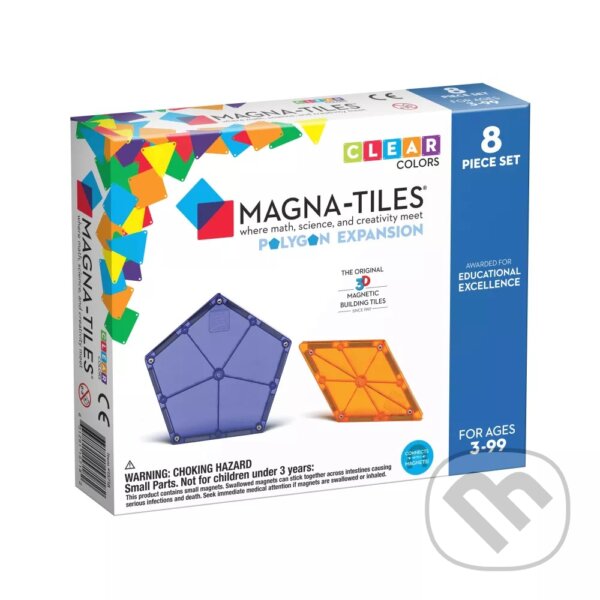 Levně Magnetická stavebnica Polygons 8 dielov - hra z kategorie Stavebnice