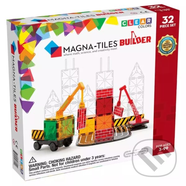 Magnetická stavebnica Builder 32 dielov - hra z kategorie Stavebnice